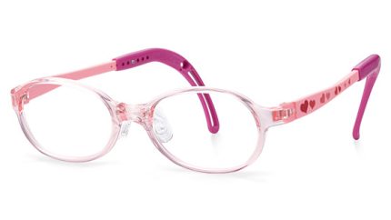 TKEC13 | Oval Pink Kids Glasses