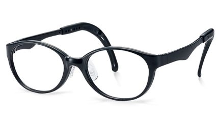 TKFC11 | Round Black Kids Glasses