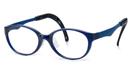 TKFC13 | Round Navy Kids Glasses