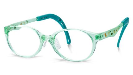 TKFC1 | Round Green Kids Glasses