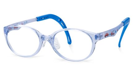 TKFC4 | Round Blue Kids Glasses