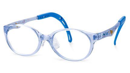 TKFC5 | Round Blue Kids Glasses