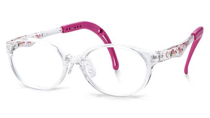 TKFC8 | Round Pink Kids Glasses