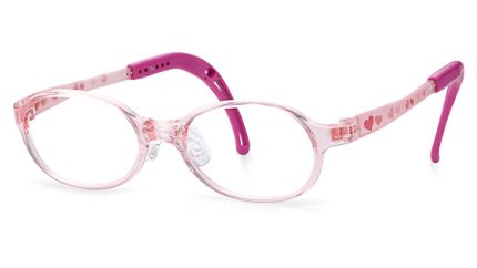 TKEC14 | Oval Pink Kids Glasses