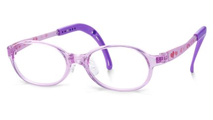 TKEC28 | Oval Purple Kids Glasses