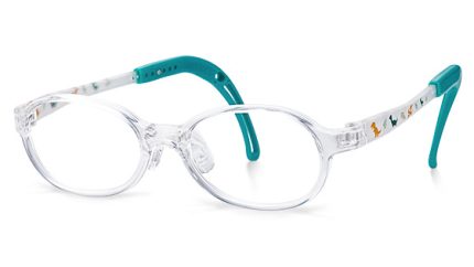 TKEC29 | Oval Green Kids Glasses