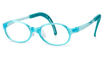 TKEC41 | Oval Turquoise Kids Glasses