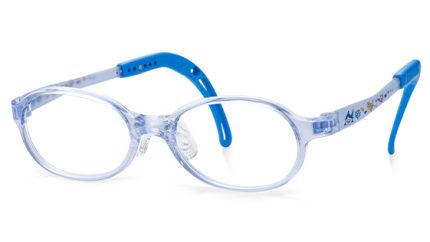 TKEC47 | Oval Blue Kids Glasses
