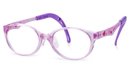 TKFC17 | Round Purple Kids Glasses