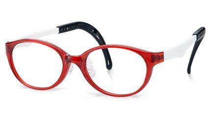 TKFC22 | Round Red Kids Glasses