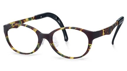 TKFC24 | Round Camouflage Kids Glasses