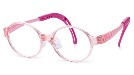 TKBC31 | Round Pink Kids Glasses