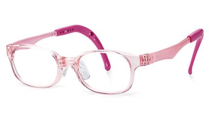 TKDC31 | Square Pink Kids Glasses